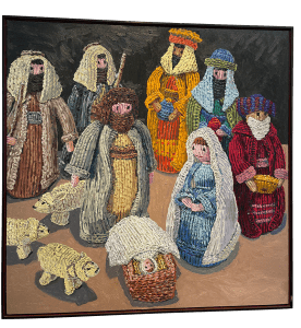 Lucy Culliton painting on display at SECCA